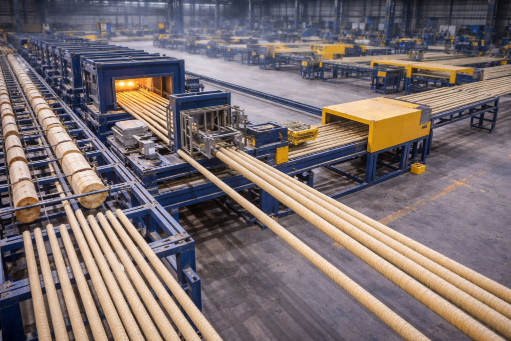 GFRP Rebar Manufacturing Plant Setup